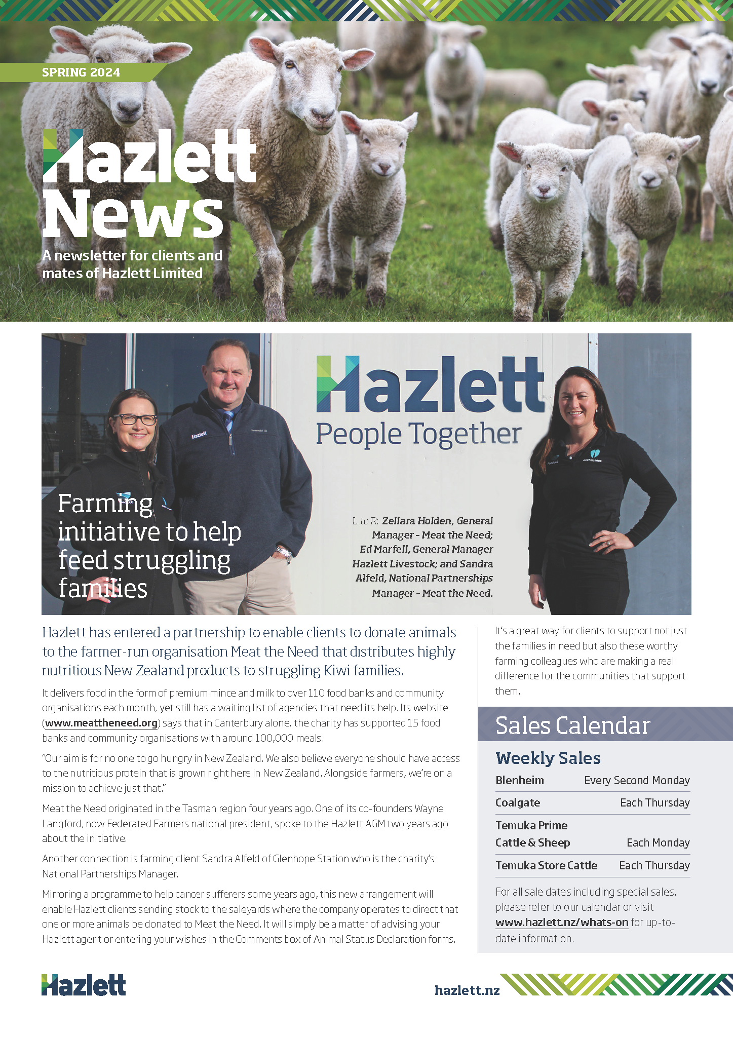 Hazlett Newsletter Spring 2024